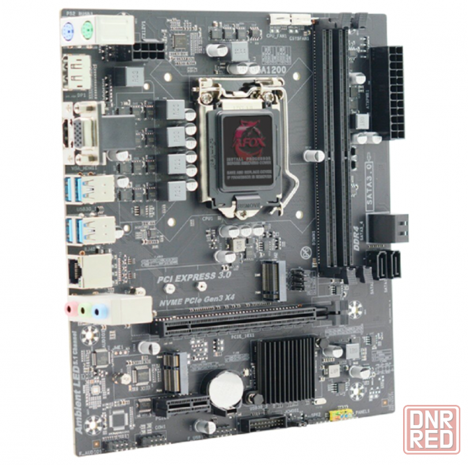 Материнская плата Afox Ih470d4-Ma5-V2 , Lga1200, Rtl (арт-4677) Макеевка - изображение 2