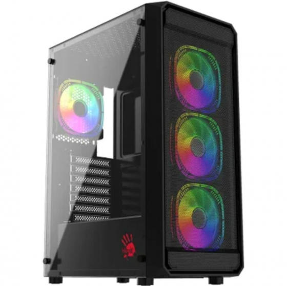 Компьютерный корпус Bloody Bd-Cc114f (Bd-Cc114f-Bk) черный - Midi Tower, Atx, Micro-Atx, Mini-Itx, U Макеевка