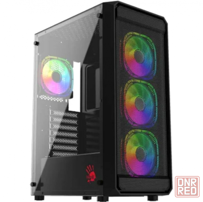 Компьютерный корпус Bloody Bd-Cc114f (Bd-Cc114f-Bk) черный - Midi Tower, Atx, Micro-Atx, Mini-Itx, U Макеевка - изображение 1
