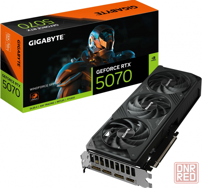 Видеокарта Gigabyte Nvidia Geforce Rtx 5070 12gb (Gv-N5070wf3-12gd) Pci-E (арт-5734) Макеевка - изображение 2