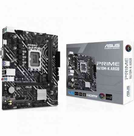 Материнская плата Asus Prime H610m-K Argb (Lga1700, Matx) (арт-2613) Макеевка