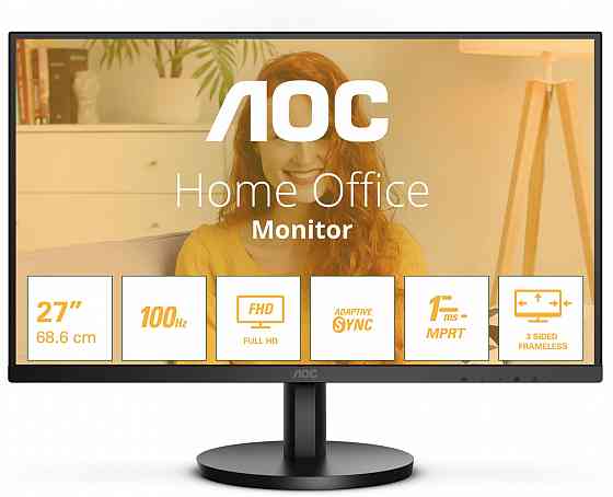 Монитор 27" Aoc 27b3hma2 100гц,*Va, 1920х1080 (арт-8952) Макеевка