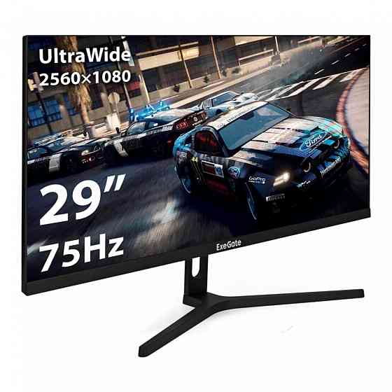 Монитор 29" Exegate Smartview Es1500, 2560x1080, Ips Led Grade A+, 75 гц, черный (арт-3559) Макеевка