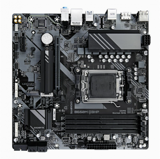 Материнская плата Gigabyte B650m D3hp, Am5, Amd B650, Micro-Atx, Rtl (B650m D3hp) (арт-4009) Макеевка