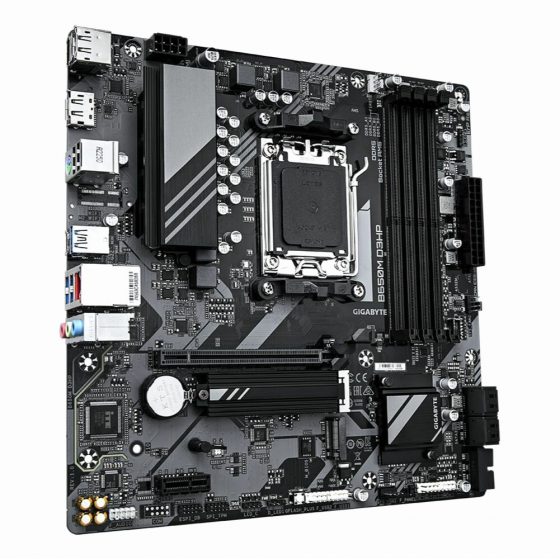 Материнская плата Gigabyte B650m D3hp, Am5, Amd B650, Micro-Atx, Rtl (B650m D3hp) (арт-4009) Макеевка