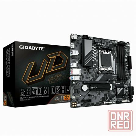Материнская плата Gigabyte B650m D3hp, Am5, Amd B650, Micro-Atx, Rtl (B650m D3hp) (арт-4009) Макеевка - изображение 1