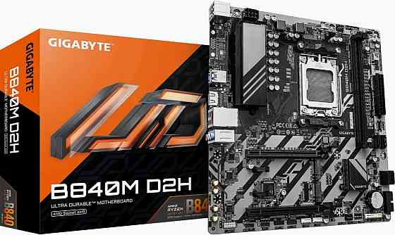Материнская плата Gigabyte B840m D2h, Socket Am5, Amd B840, Matx, Ret (арт-8052) Макеевка