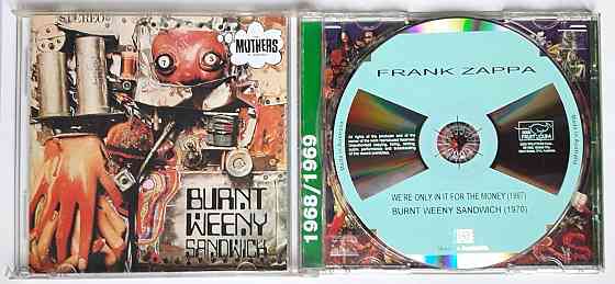 The Mothers Of Invention - 1968/1970 "We're Only In It.../Burnt Weeny...", неофиц. издание, CD-R, Рф Донецк