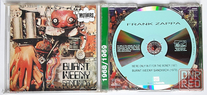 The Mothers Of Invention - 1968/1970 "We're Only In It.../Burnt Weeny...", неофиц. издание, CD-R, Рф Донецк - изображение 4