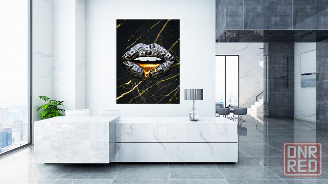 Картина на холсте "lip$" 60*80см Донецк - изображение 4