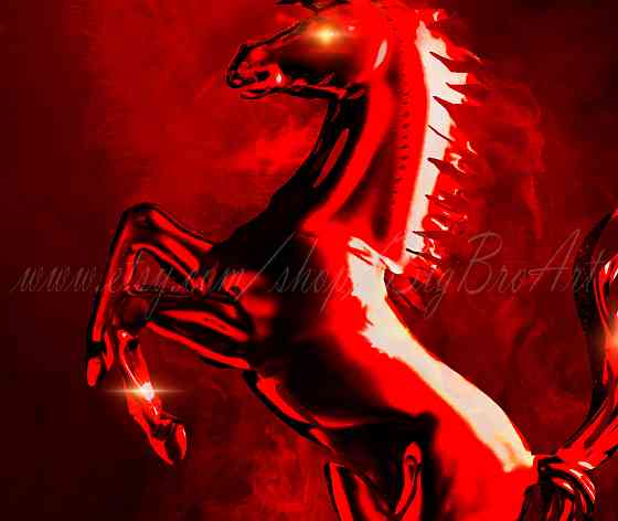Картина на холсте "ferrari" 60*80см Донецк
