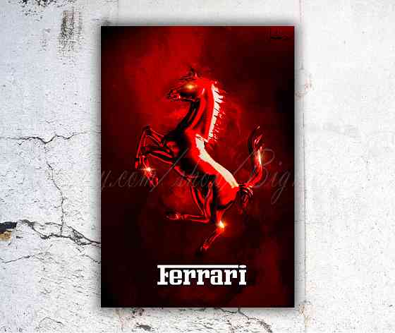 Картина на холсте "ferrari" 60*80см Донецк