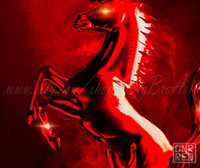 Картина на холсте "ferrari" 60*80см Донецк - изображение 2