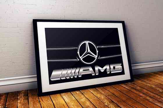 Картина на холсте "Mercedes AMG" 60*80см Донецк