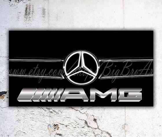 Картина на холсте "Mercedes AMG" 60*80см Донецк