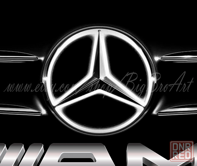 Картина на холсте "Mercedes AMG" 60*80см Донецк - изображение 2
