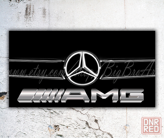 Картина на холсте "Mercedes AMG" 60*80см Донецк - изображение 1