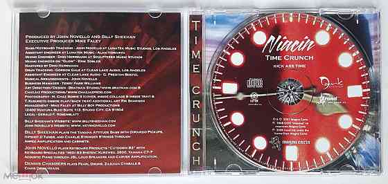 Niacin - 2001 "Time Crunch", компакт-диск / CD (2008), лицензия (Irond, IROND CD 08-DD594), Россия Донецк