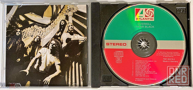 Overkill - 1993 "I Hear Black", компакт-диск | CD (Atlantic, 7567-82476-2), Germany | Германия Донецк - изображение 5