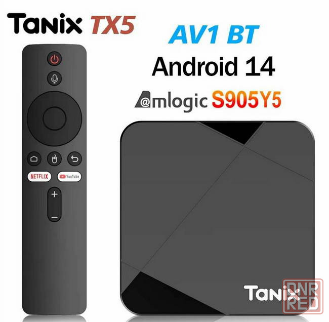 Тв приставка Tanix TX5 4/32 Гб Bluetooth-пульт Донецк - изображение 1
