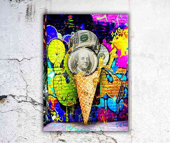 Картина на холст "ice cream" 60*80см Донецк