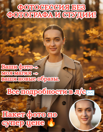 Фотосессия без фотографа, визажиста и студии. Донецк