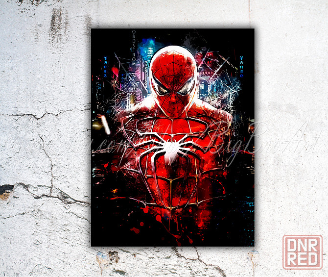 Картина на холст "spiderman" 60*80см Донецк - изображение 1