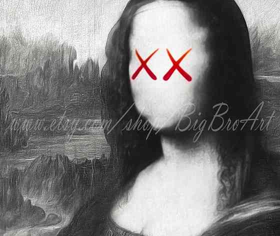 Картина на холст "mona lisa urban stile" 60*80см Донецк