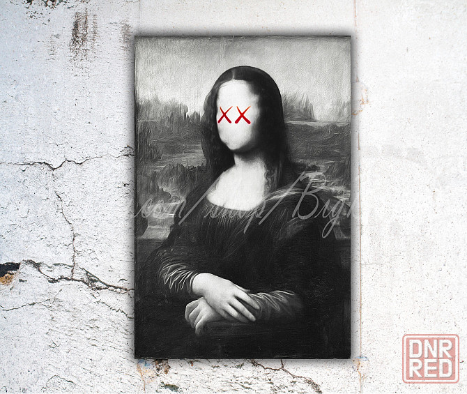 Картина на холст "mona lisa urban stile" 60*80см Донецк - изображение 1