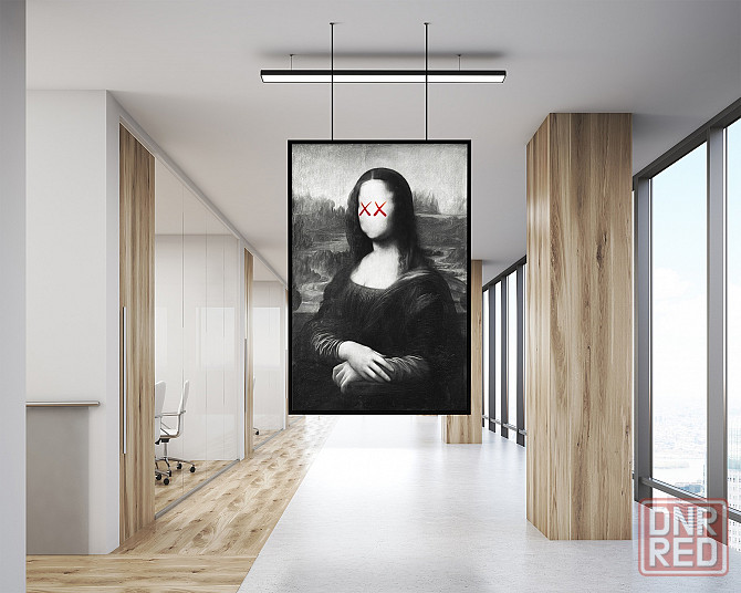 Картина на холст "mona lisa urban stile" 60*80см Донецк - изображение 3