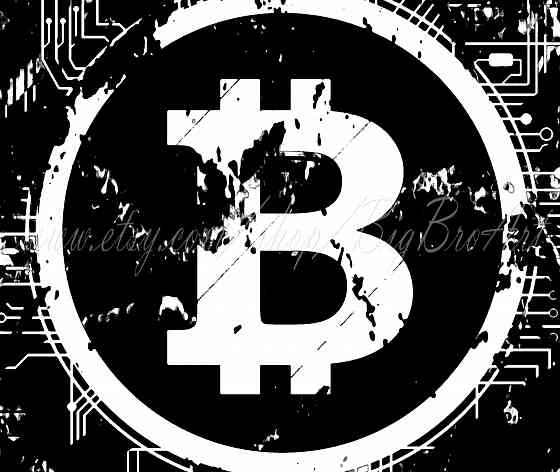 Картина на холст "bitcoin network" 60*80см Донецк
