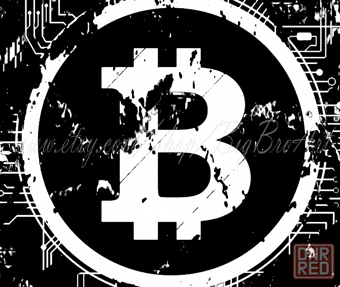 Картина на холст "bitcoin network" 60*80см Донецк - изображение 2