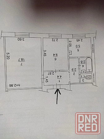 Продается 2 - х комнатная квартира, ул. Родионова Донецк - изображение 6