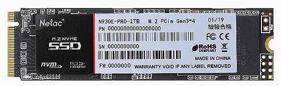 Твердотельный накопитель Ssd M.2 Nvme Netac N930e Pro (Nt01n930e-001t-E4x) 1тб (арт-2163) Макеевка