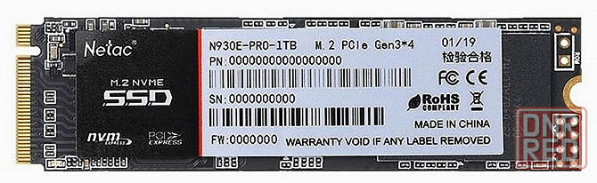 Твердотельный накопитель Ssd M.2 Nvme Netac N930e Pro (Nt01n930e-001t-E4x) 1тб (арт-2163) Макеевка - изображение 1