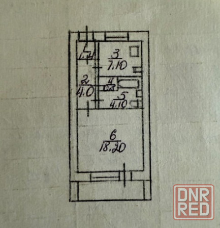 Продаю 1-комнатную квартиру в Калининском районе, пр. Ильича Донецк - изображение 1