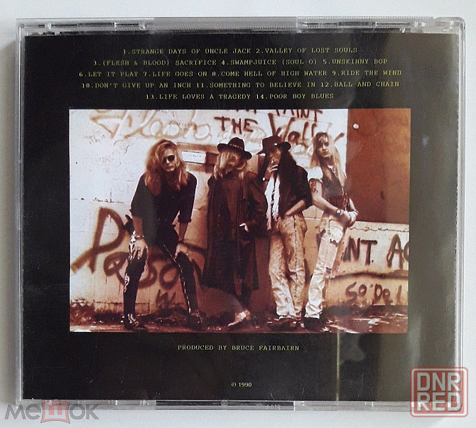 Poison - 1990 "Flesh & Blood", компакт-диск | CD, неофициальное издание, Россия Донецк - изображение 2