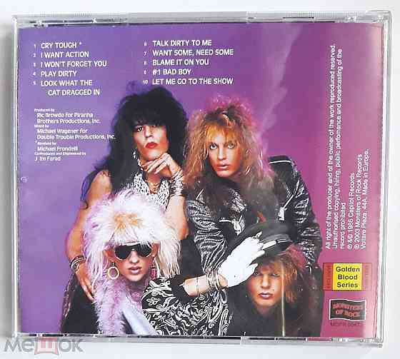 Poison - 1986 "Look What The Cat Dragged In", компакт-диск | CD, неофициальное издание, Россия Донецк