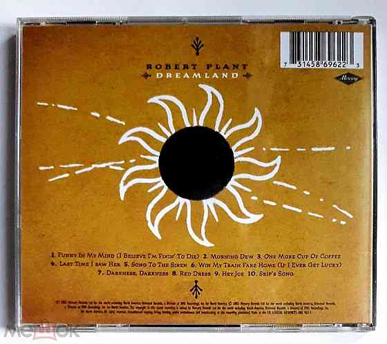 Robert Plant - 2002 "Dreamland", полиграфия кд / CD, неофициальное издание, CD-R, Россия Донецк
