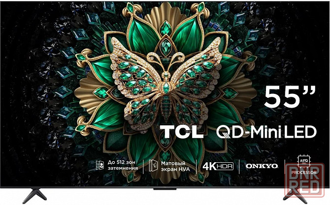 Телевизор TCL 55С6K QD-Mini LED QLED 4K 55" , Smart (Google TV) Донецк - изображение 1