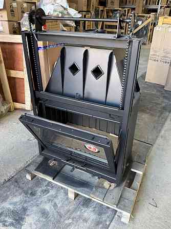 Топка Экокамин Альфа 700KB с контргрузом (150 мм) черный шамот Донецк