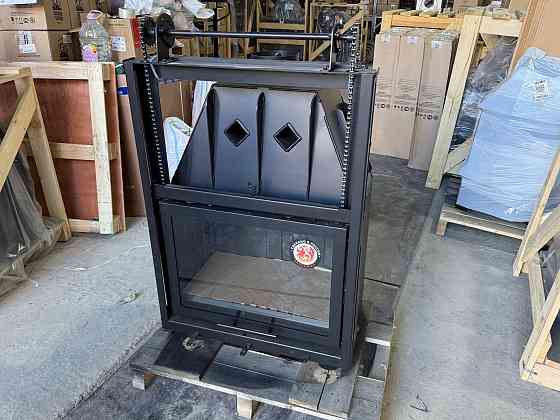 Топка Экокамин Альфа 700KB с контргрузом (150 мм) черный шамот Донецк