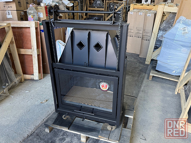 Топка Экокамин Альфа 700KB с контргрузом (150 мм) черный шамот Донецк - изображение 1