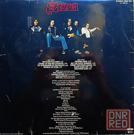 Виниловая пластинка LP "Saxon"- "Wheels Of Steel" Донецк - изображение 2