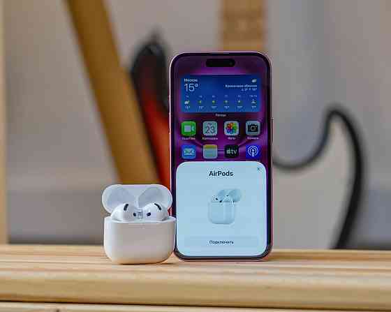 Apple AirPods 4 с шумоподавлением, ANC, наушники беспроводные, Bluetooth, оригинал Донецк