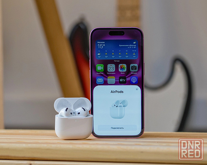 Apple AirPods 4 с шумоподавлением, ANC, наушники беспроводные, Bluetooth, оригинал Донецк - изображение 6
