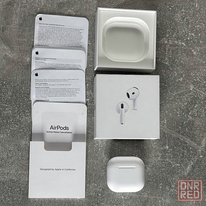 Apple AirPods 4 с шумоподавлением, ANC, наушники беспроводные, Bluetooth, оригинал Донецк - изображение 8