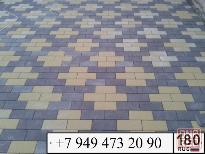 Тротуарная плитка фэм кирпичик 213х105х45 Донецк - изображение 3