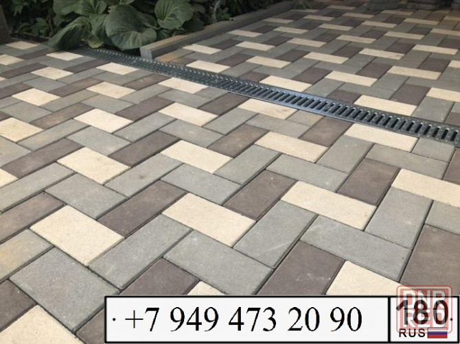Тротуарная плитка фэм кирпичик 213х105х45 Донецк - изображение 4