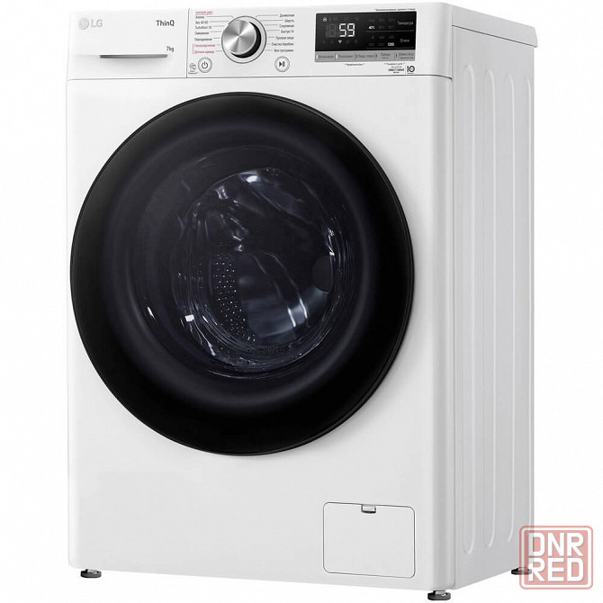 Стиральная машина LG F2V5HS1W 8 кг (белая/черный) Inverter, пар, Direct Drive, 1200 об/мин Донецк - изображение 1